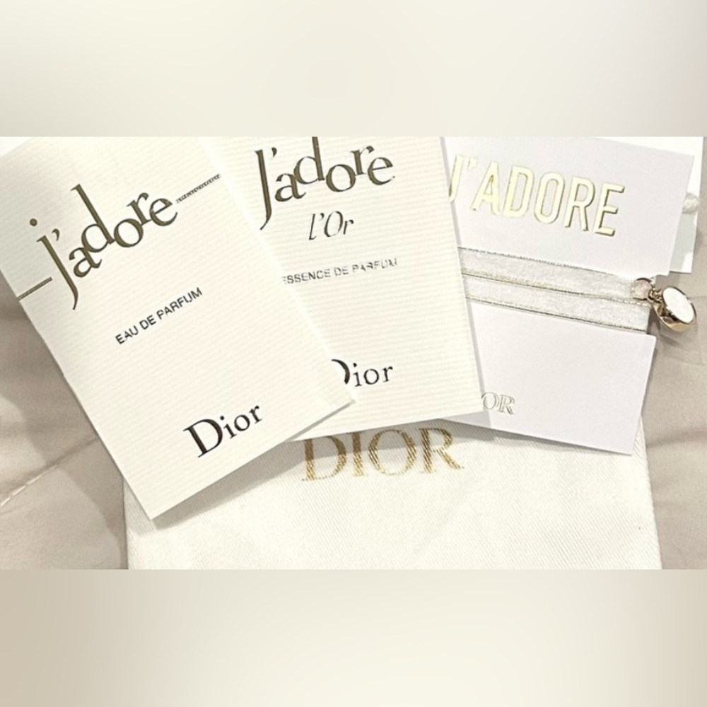 Dior J'adore 4 piece set- Pendant Scent Diffuser Bracelet + 2 Jadore scents - Picture 2 of 4